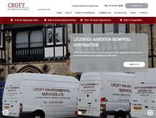 Tablet Screenshot of croftenvironmental.co.uk